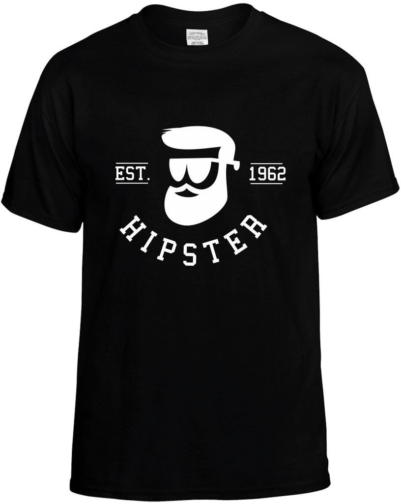 hipster est 1962 hipster style mens funny t-shirt black