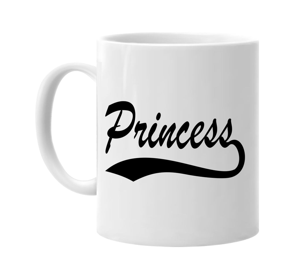 princess baseball cute fashion signature outlet novelty coffee cup mug graphic gift ideas gifts for the family mom dad