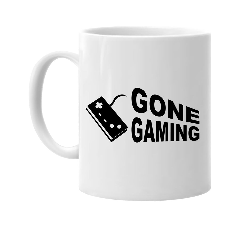 gone gaming cool hobby gamer signature outlet novelty coffee cup mug graphic gift ideas gifts for the family mom dad