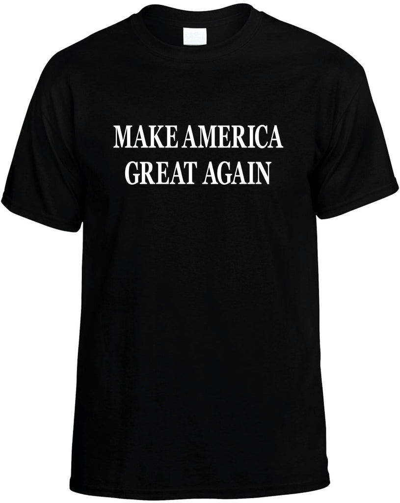 make america great again donald trump mens funny t-shirt black