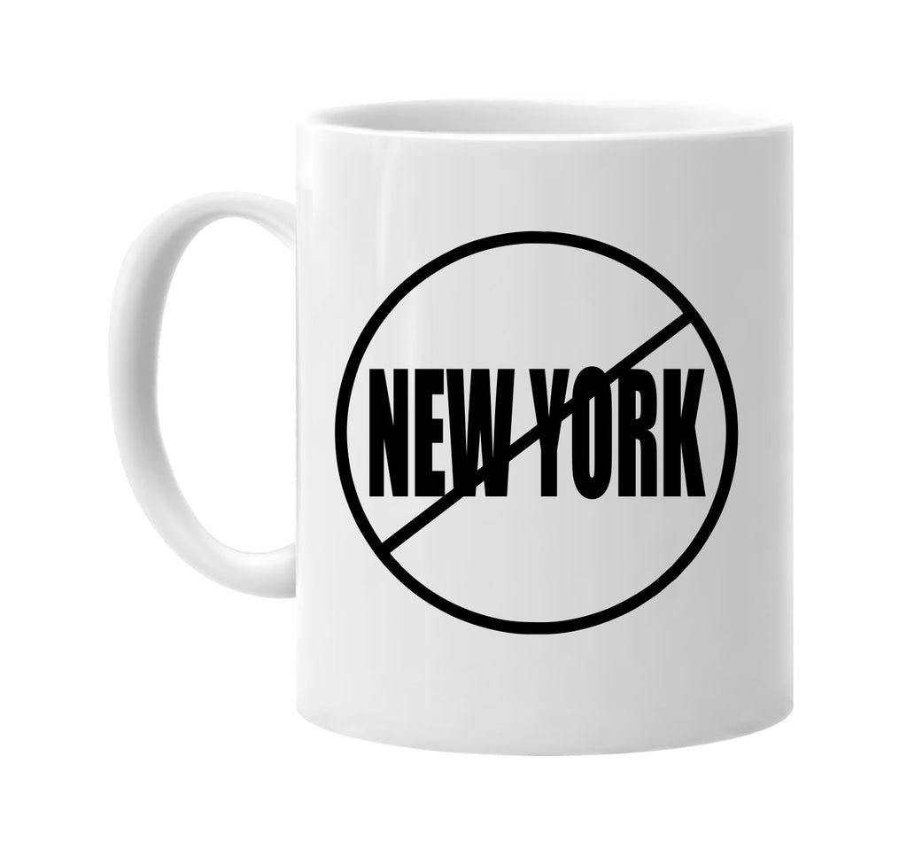 no new york anti-new york signature outlet novelty coffee cup mug graphic gift ideas gifts for the family mom dad