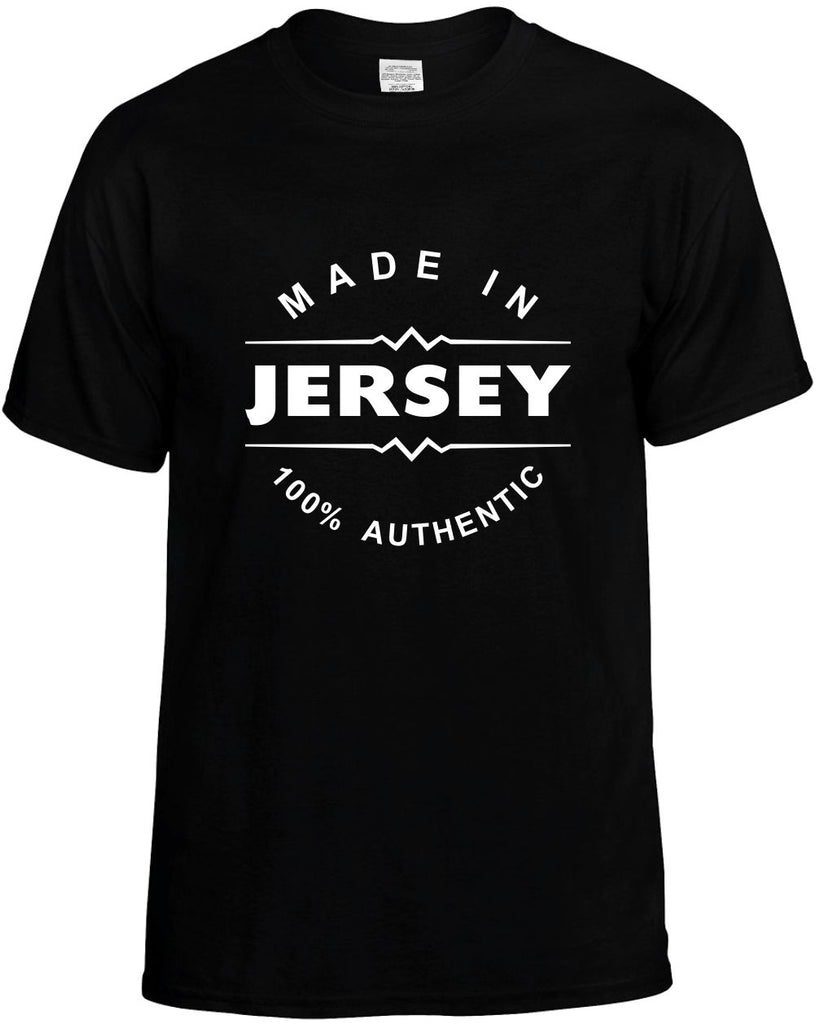 made in jersey mens funny t-shirt black