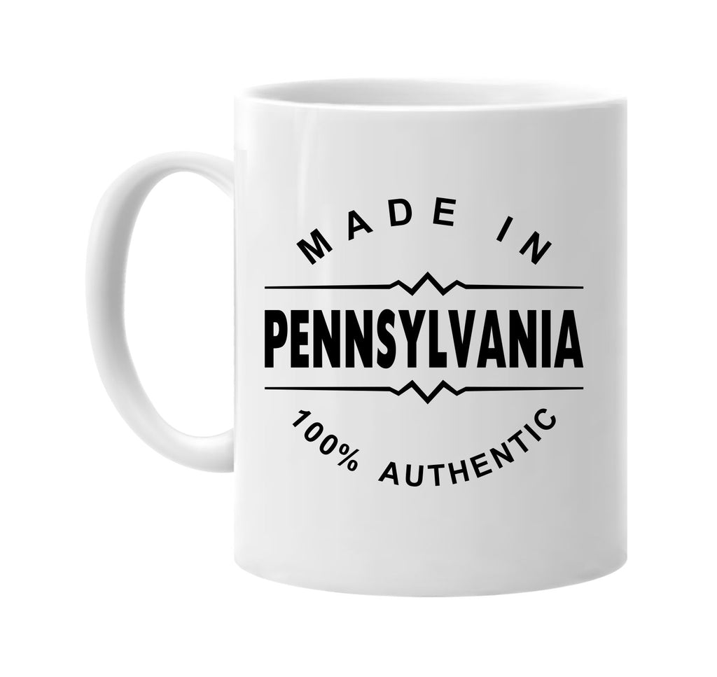 made in pennsylvania signature outlet novelty coffee cup mug graphic gift ideas gifts for the family mom dad