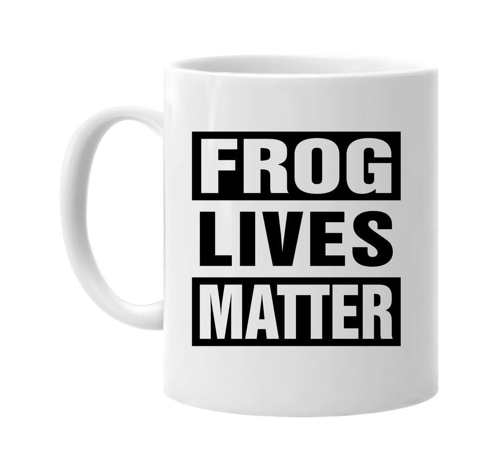 frog lives matter signature outlet novelty coffee cup mug graphic gift ideas gifts for the family mom dad