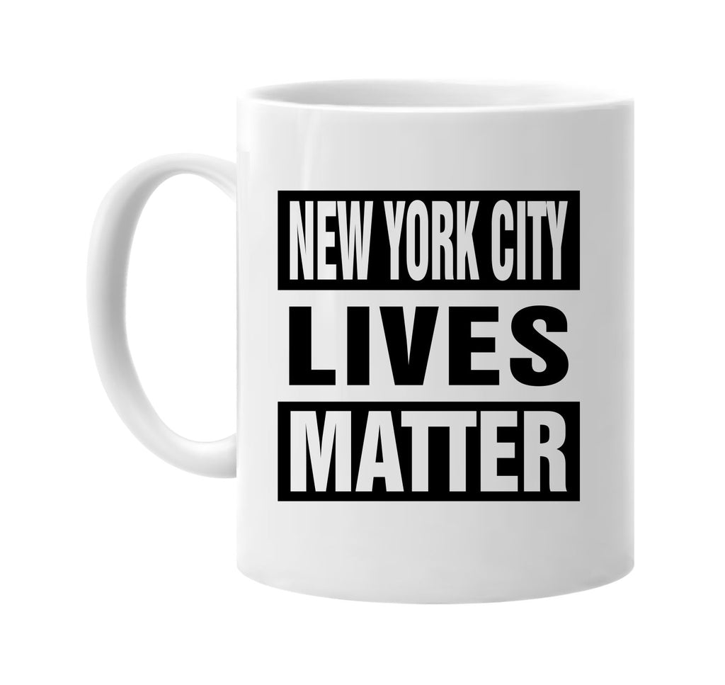 new york city lives matter signature outlet novelty coffee cup mug graphic gift ideas gifts for the family mom dad