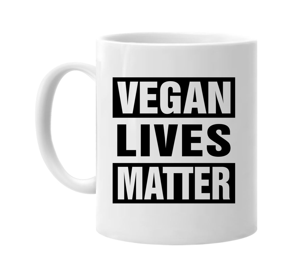 vegan lives matter signature outlet novelty coffee cup mug graphic gift ideas gifts for the family mom dad