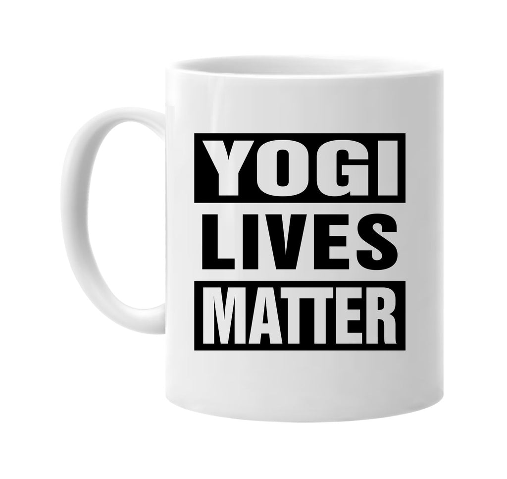 yogi lives matter signature outlet novelty coffee cup mug graphic gift ideas gifts for the family mom dad