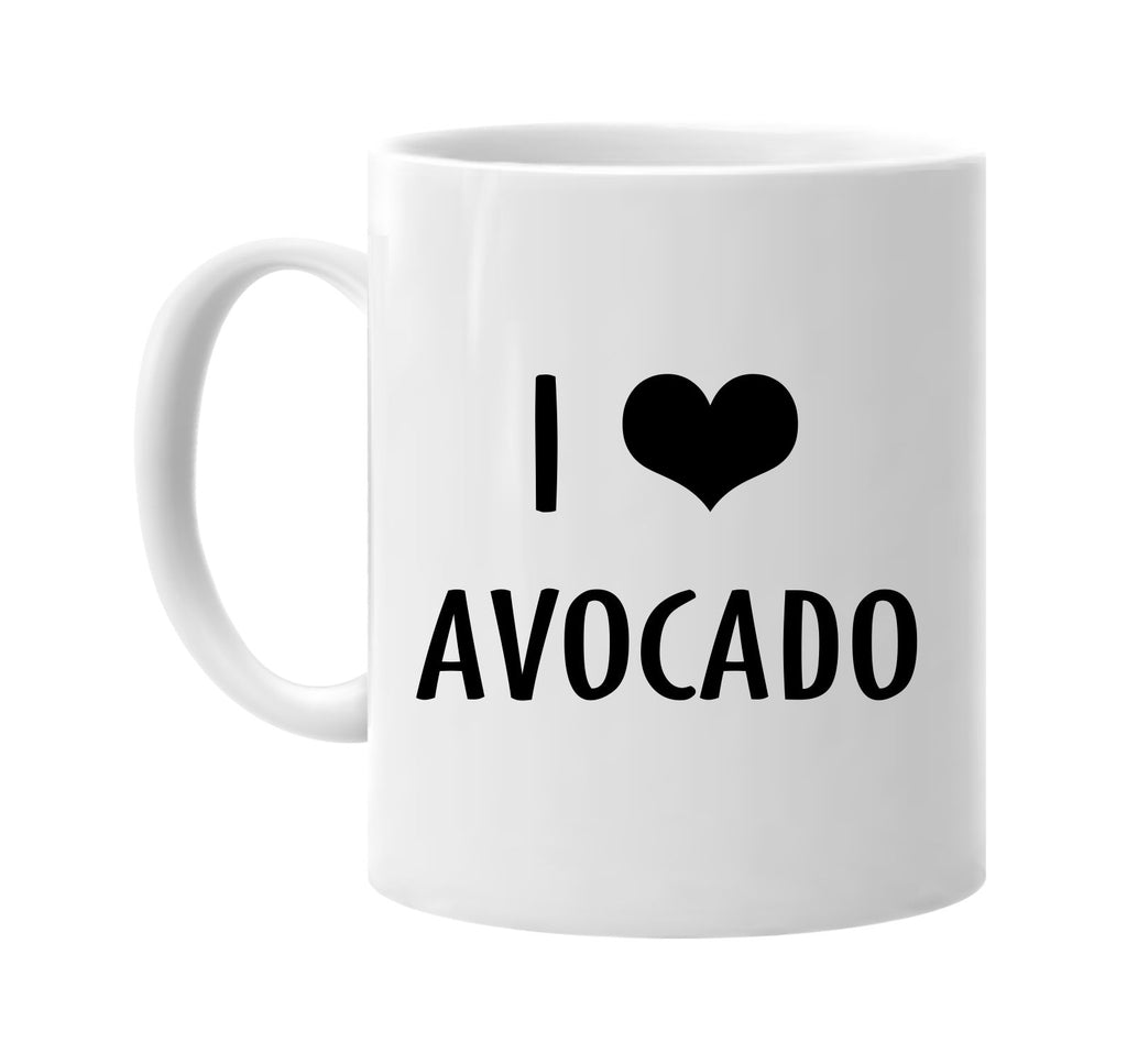 i love heart avocado signature outlet novelty coffee cup mug graphic gift ideas gifts for the family mom dad