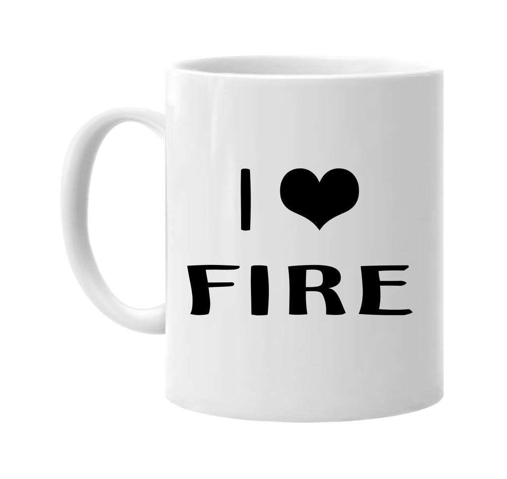 i love heart fire signature outlet novelty coffee cup mug graphic gift ideas gifts for the family mom dad