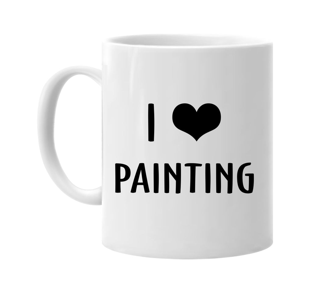 i love heart painting signature outlet novelty coffee cup mug graphic gift ideas gifts for the family mom dad