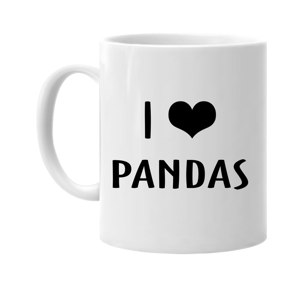 i love heart pandas signature outlet novelty coffee cup mug graphic gift ideas gifts for the family mom dad