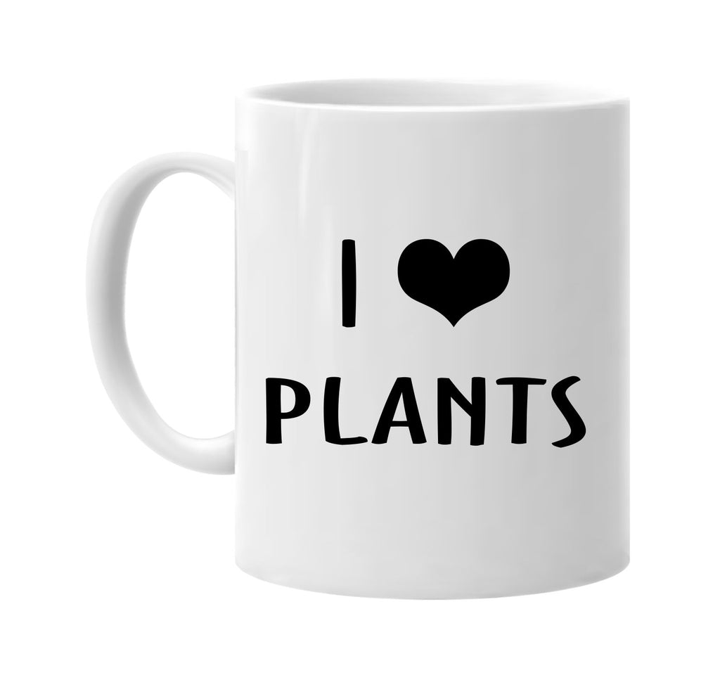 i love heart plants signature outlet novelty coffee cup mug graphic gift ideas gifts for the family mom dad