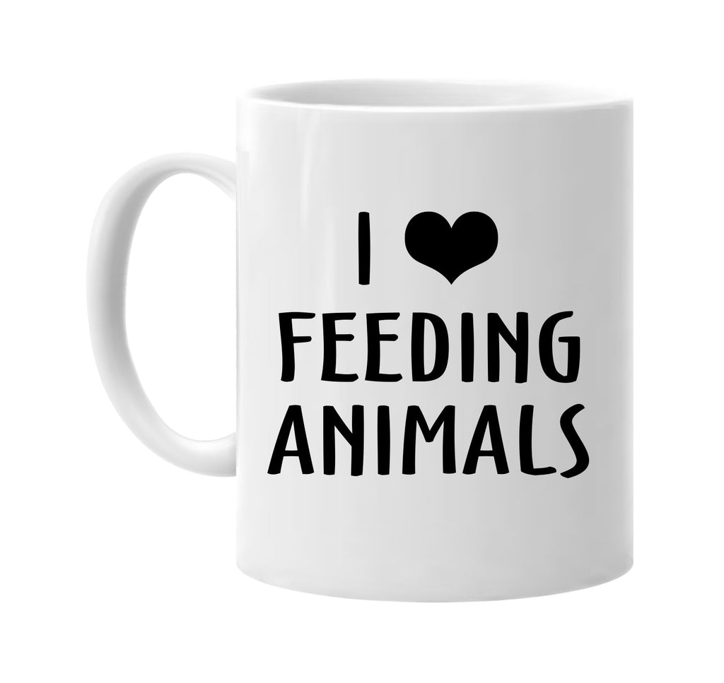 i love heart feeding animals signature outlet novelty coffee cup mug graphic gift ideas gifts for the family mom dad