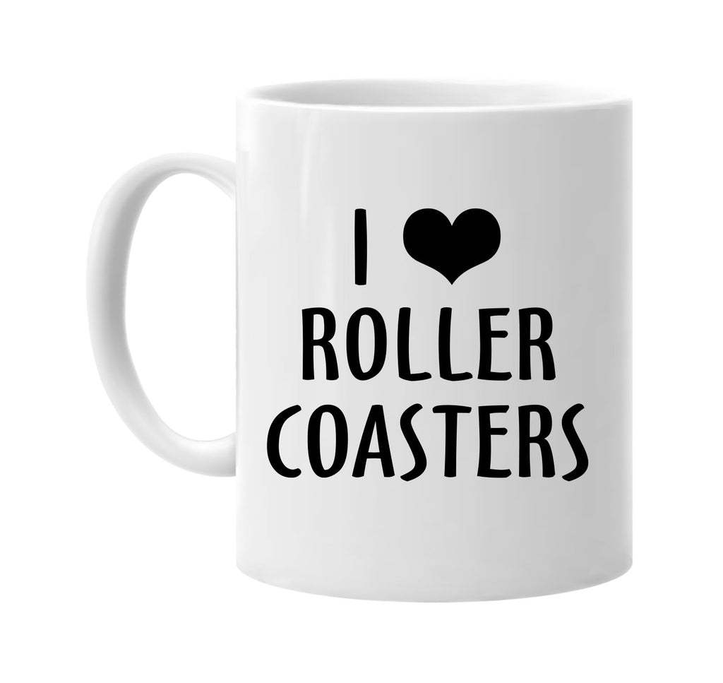 i love heart roller coasters signature outlet novelty coffee cup mug graphic gift ideas gifts for the family mom dad