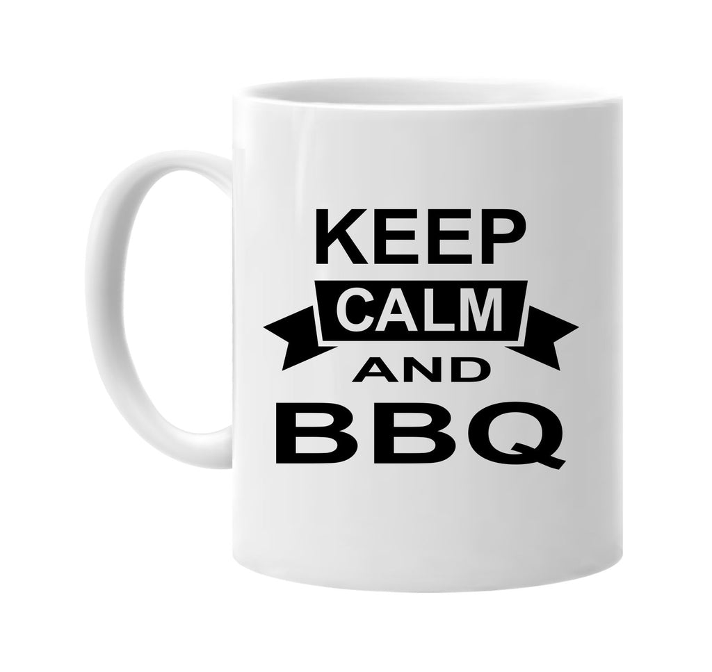 keep calm and bbq signature outlet novelty coffee cup mug graphic gift ideas gifts for the family mom dad