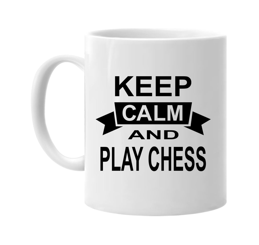 keep calm and play chess signature outlet novelty coffee cup mug graphic gift ideas gifts for the family mom dad