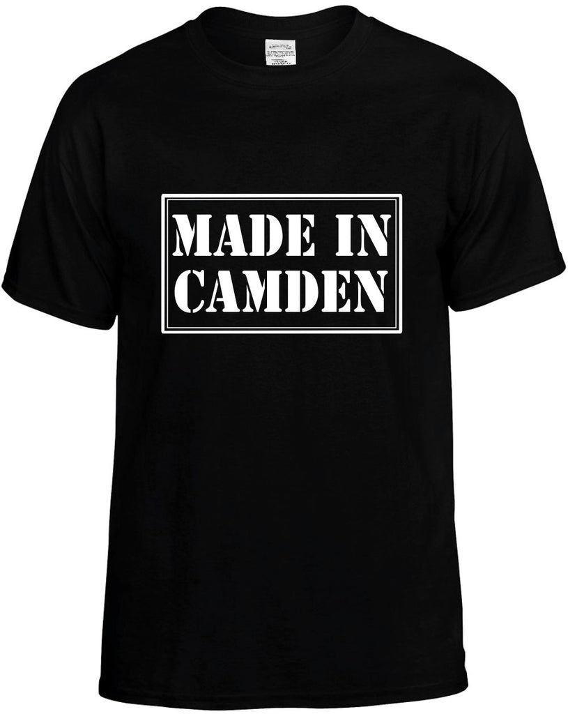 made in camden mens funny t-shirt black