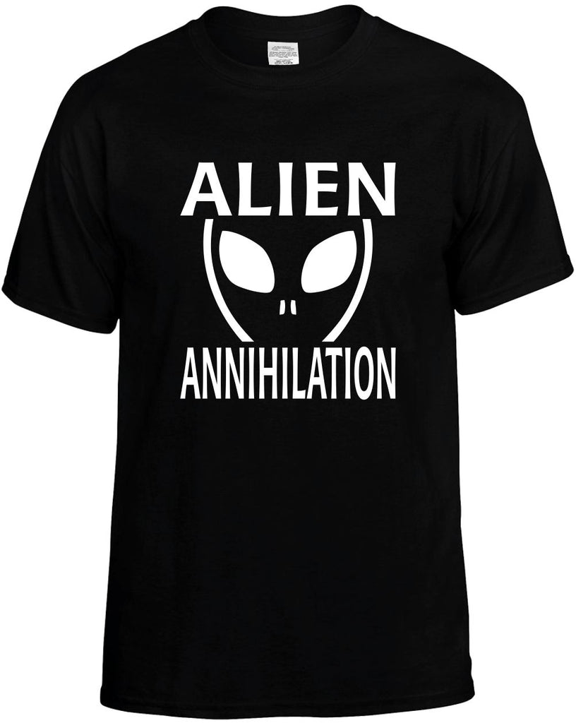 alien annihilation alien ufo outer space et mens funny t-shirt black