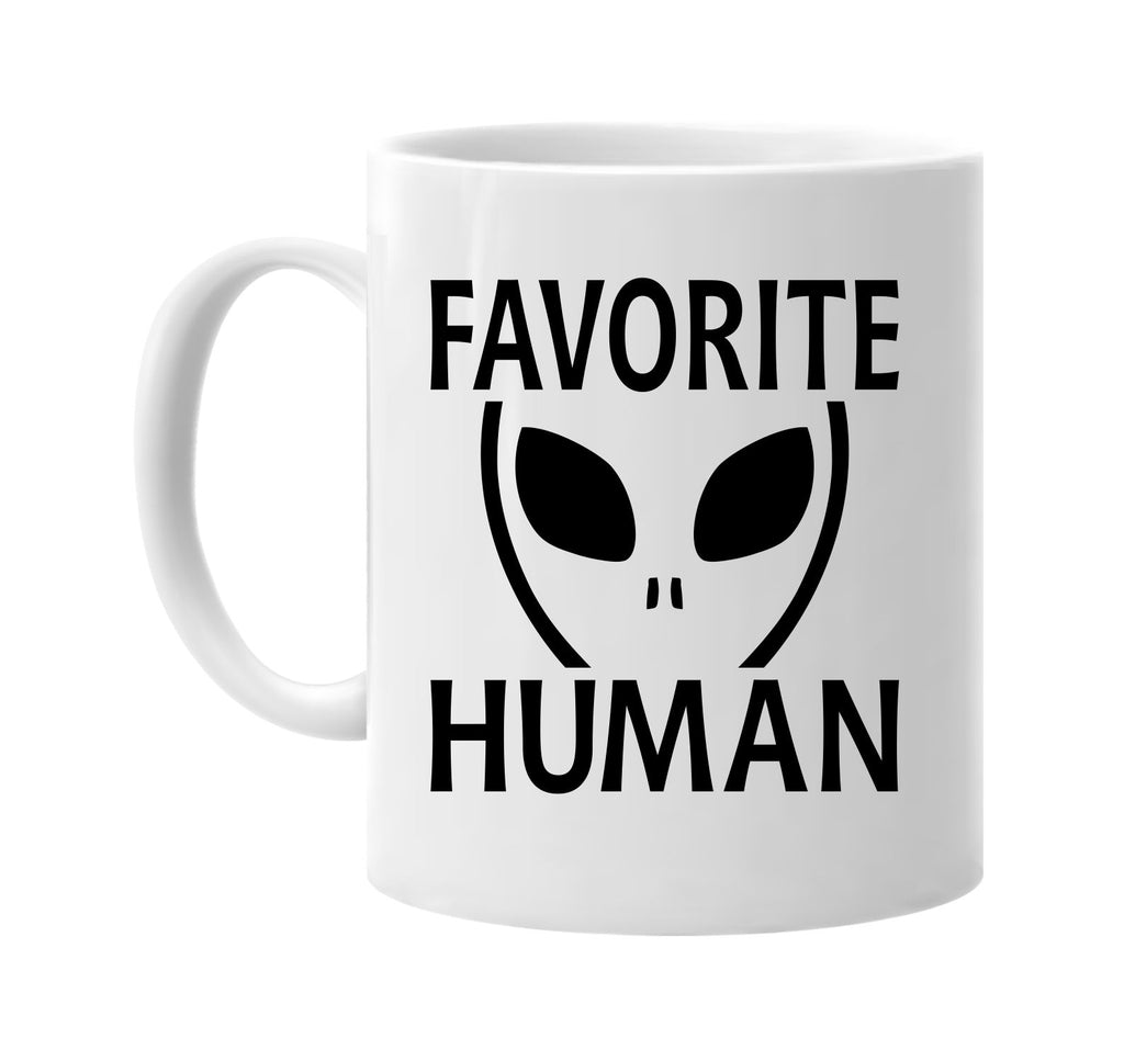 favorite human alien ufo outer space et signature outlet novelty coffee cup mug graphic gift ideas gifts for the family mom dad