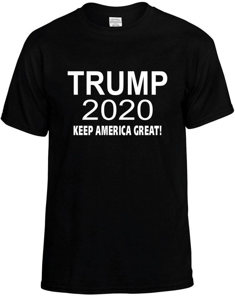 trump 2020 keep america great mens funny t-shirt black