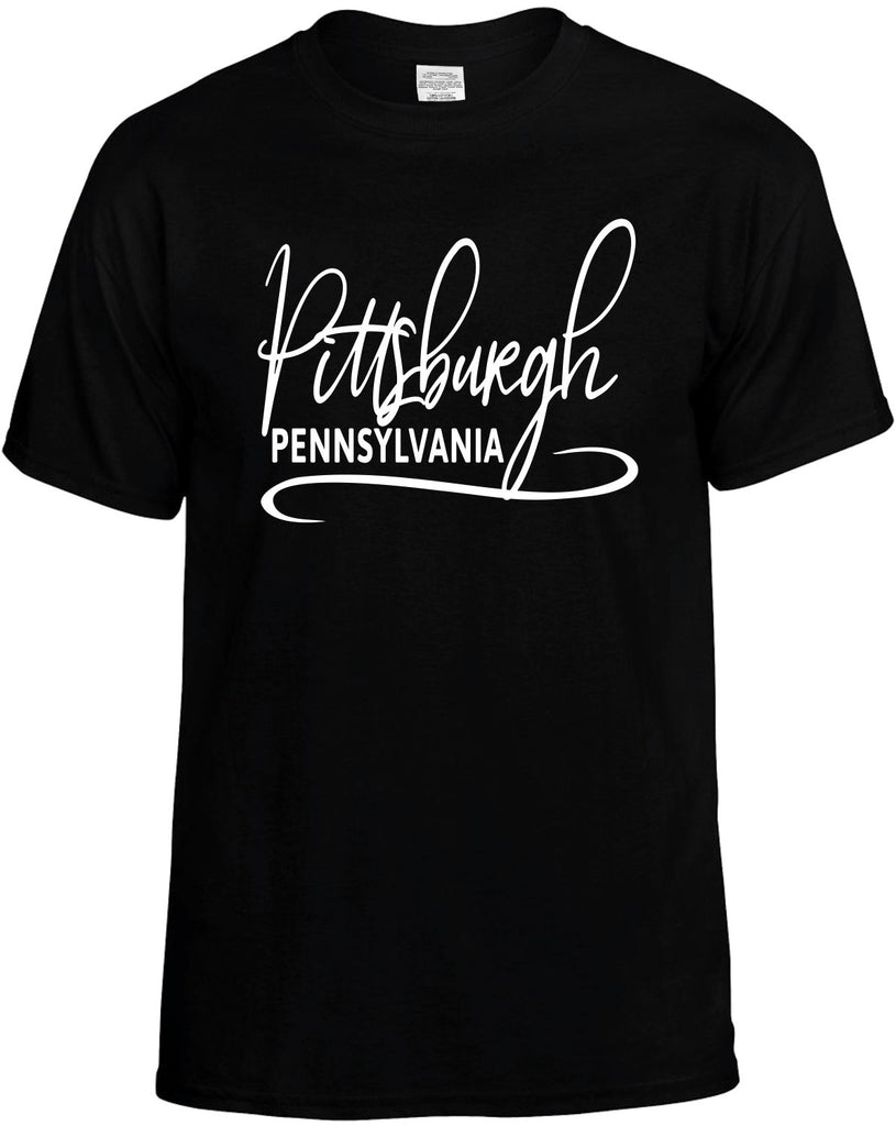 Pittsburgh, Pennsylvania Men's T-Shirt Funny Novelty Graphic Unisex Tee