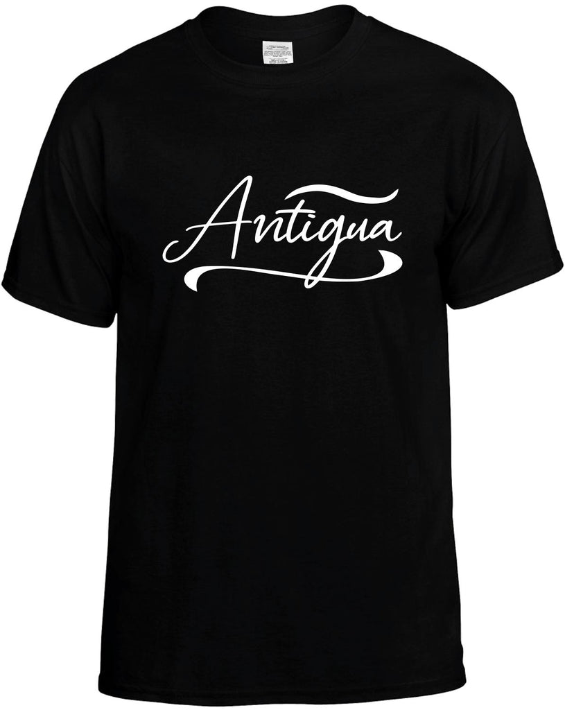 Antigua Men's T-Shirt Funny Novelty Graphic Unisex Tee