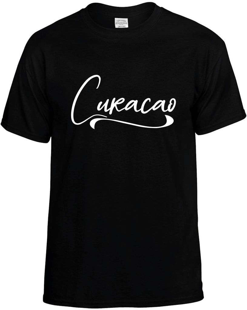 Curacao Men's T-Shirt Funny Novelty Graphic Unisex Tee