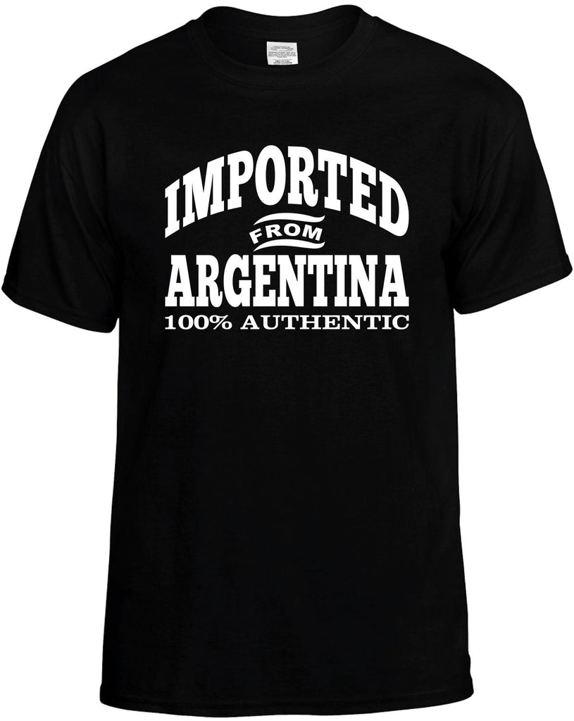 Imported From Argentina Men's T-Shirt Funny Novelty Graphic Unisex Tee