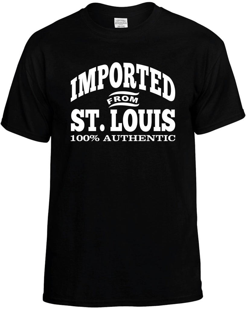 Imported From St. Louis Men's T-Shirt Funny Novelty Graphic Unisex Tee