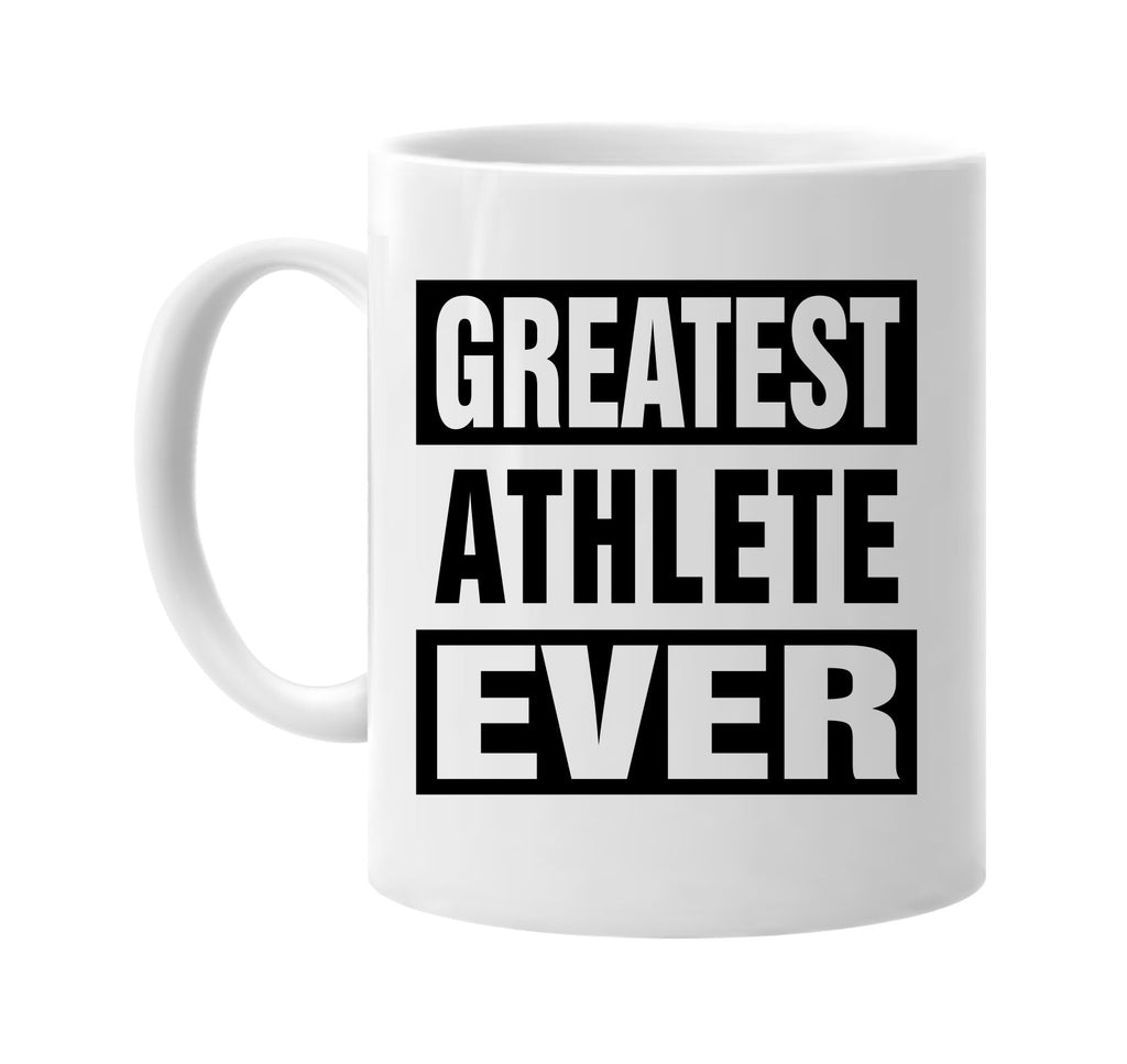 greatest athlete ever signature outlet novelty coffee cup mug graphic gift ideas gifts for the family mom dad