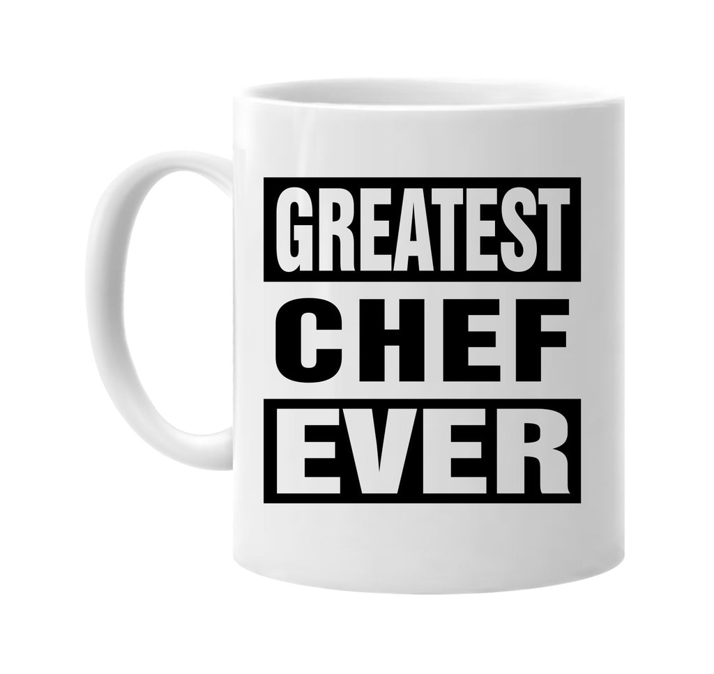 greatest chef ever signature outlet novelty coffee cup mug graphic gift ideas gifts for the family mom dad