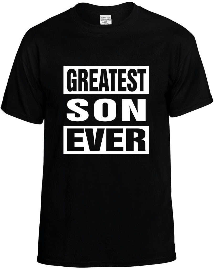 greatest son ever mens funny t-shirt black