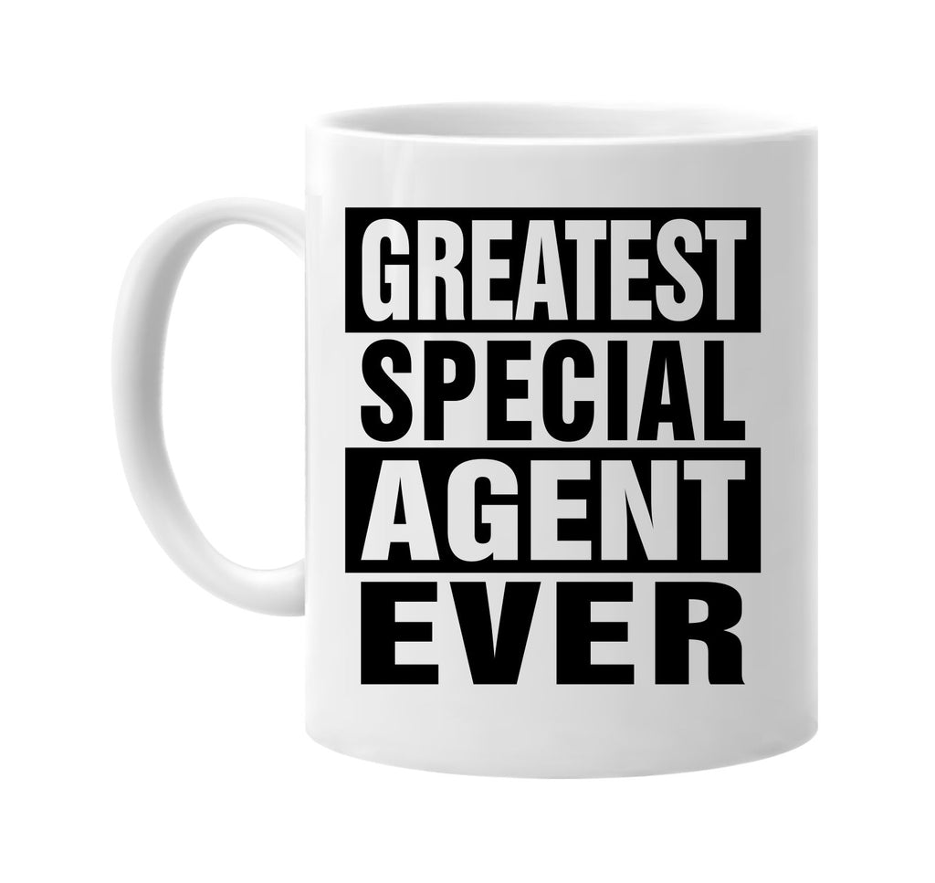 greatest special agent ever signature outlet novelty coffee cup mug graphic gift ideas gifts for the family mom dad