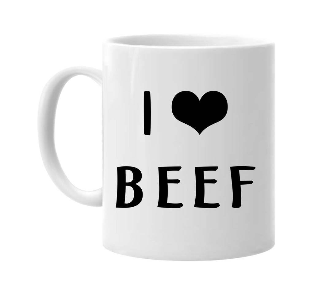 i love heart beef signature outlet novelty coffee cup mug graphic gift ideas gifts for the family mom dad