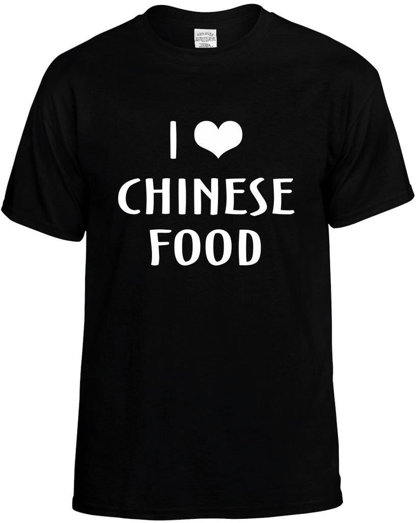 i love heart chinese foods mens funny t-shirt black