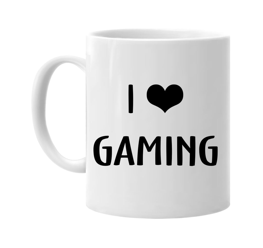 i love heart gaming signature outlet novelty coffee cup mug graphic gift ideas gifts for the family mom dad