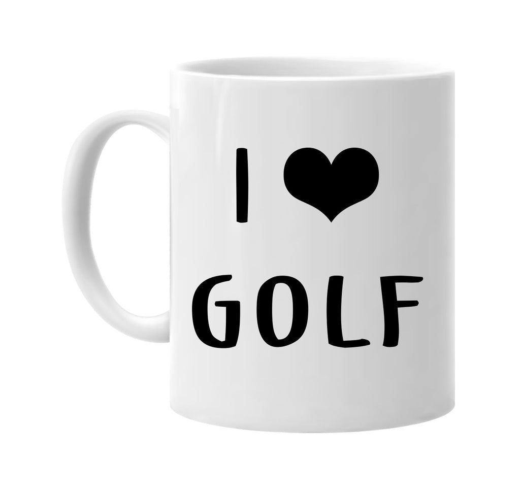 i love heart golf signature outlet novelty coffee cup mug graphic gift ideas gifts for the family mom dad