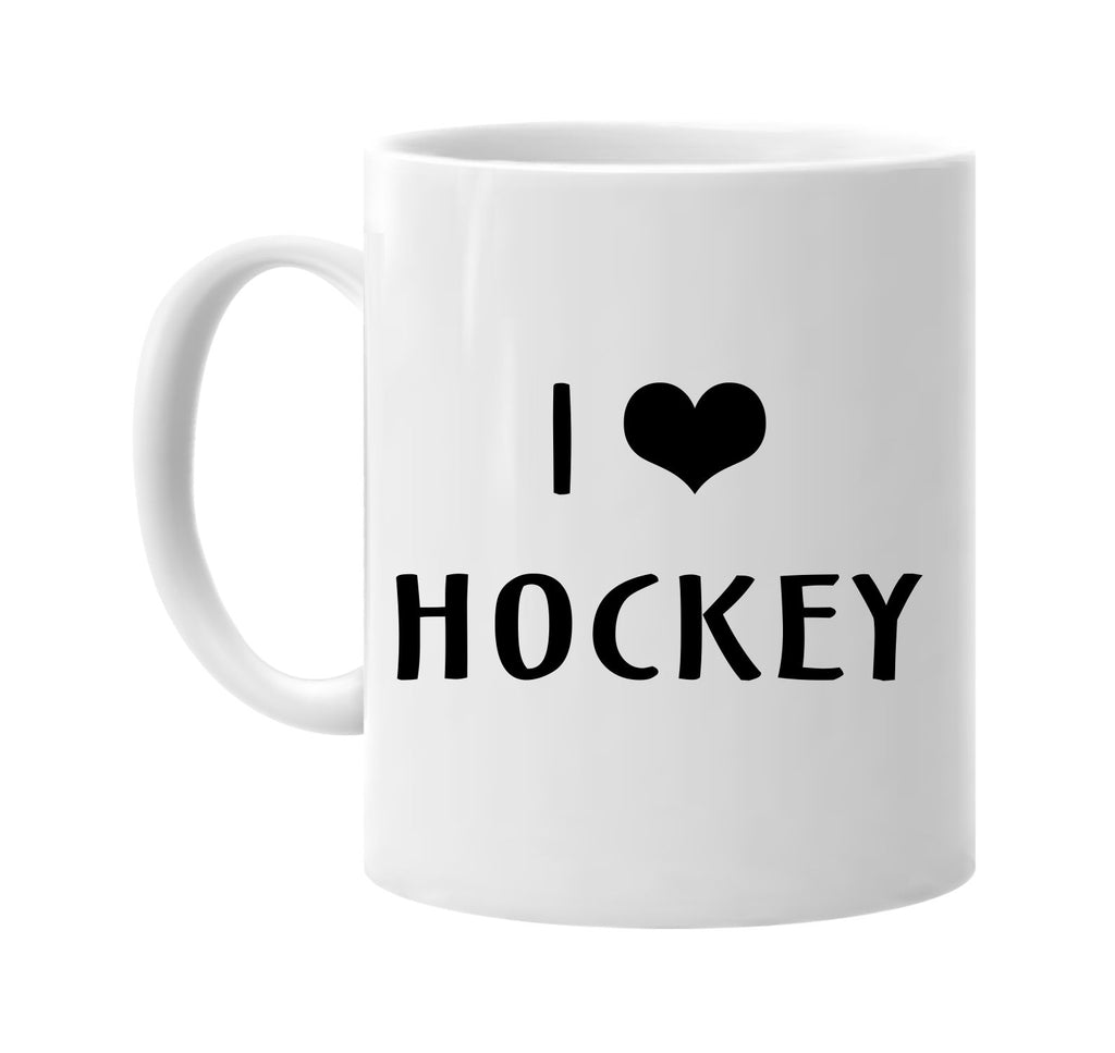 i love heart hockey signature outlet novelty coffee cup mug graphic gift ideas gifts for the family mom dad