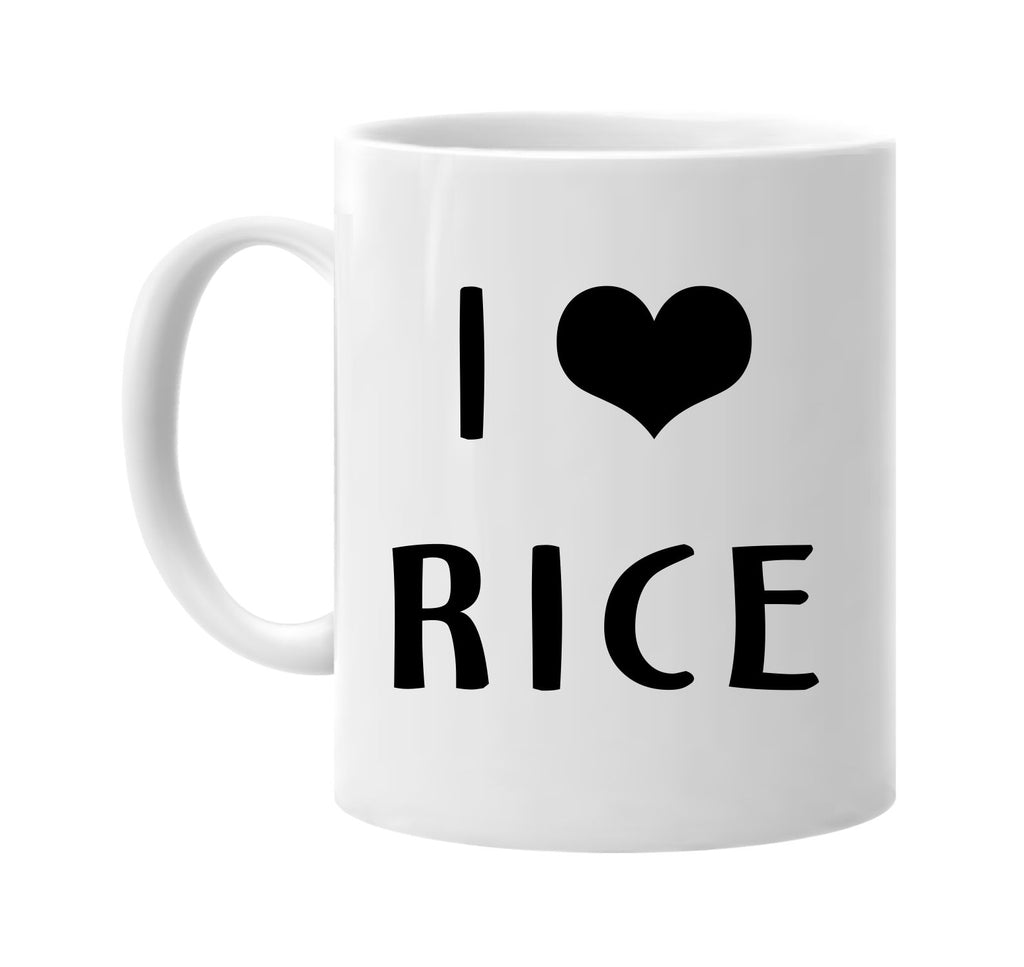 i love heart rice signature outlet novelty coffee cup mug graphic gift ideas gifts for the family mom dad