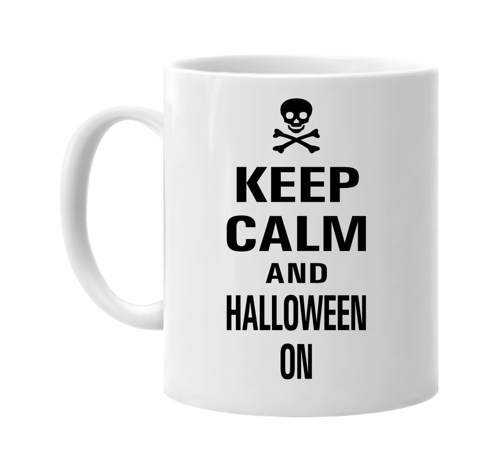 keep calm and halloween on signature outlet novelty coffee cup mug graphic gift ideas gifts for the family mom dad