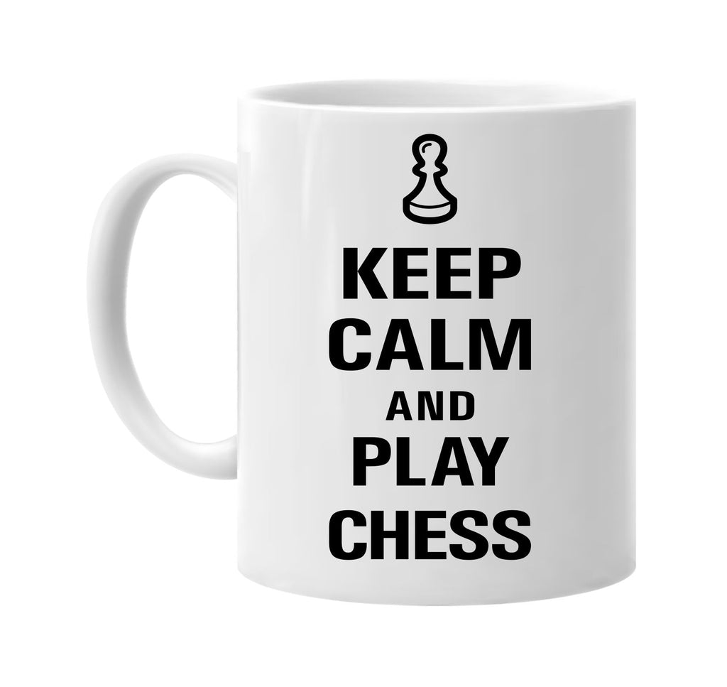 keep calm and play chess signature outlet novelty coffee cup mug graphic gift ideas gifts for the family mom dad