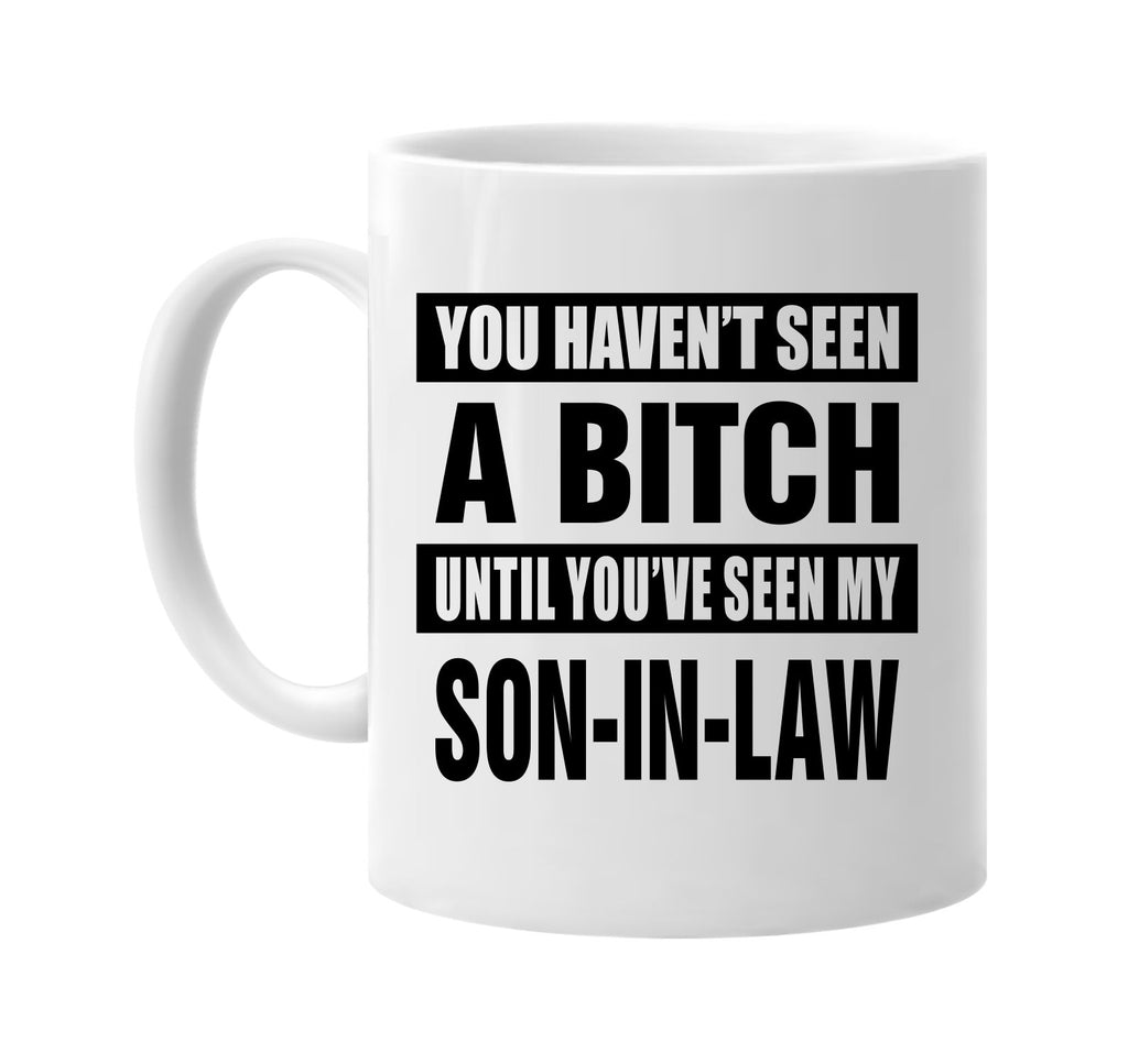 havent seen a bitch my son-in law signature outlet novelty coffee cup mug graphic gift ideas gifts for the family mom dad