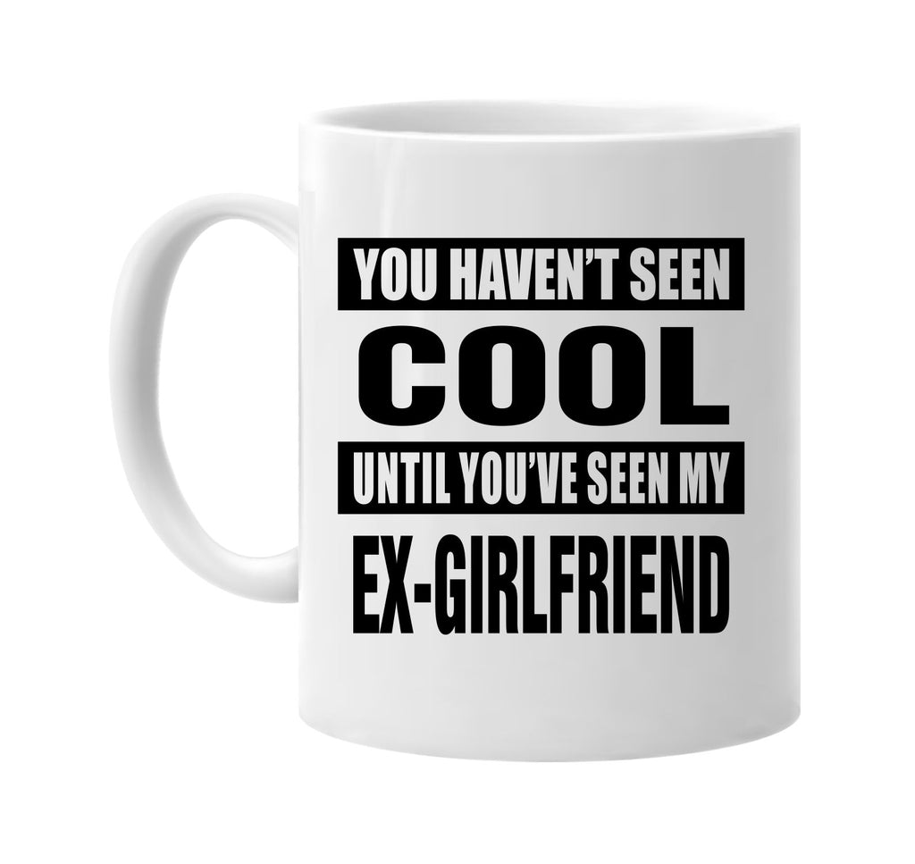 havent seen cool my ex-girlfriend signature outlet novelty coffee cup mug graphic gift ideas gifts for the family mom dad