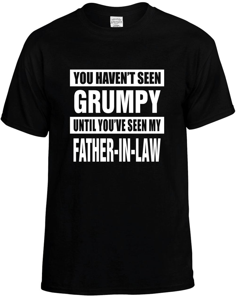 not seen grumpy my father-in law mens funny t-shirt black