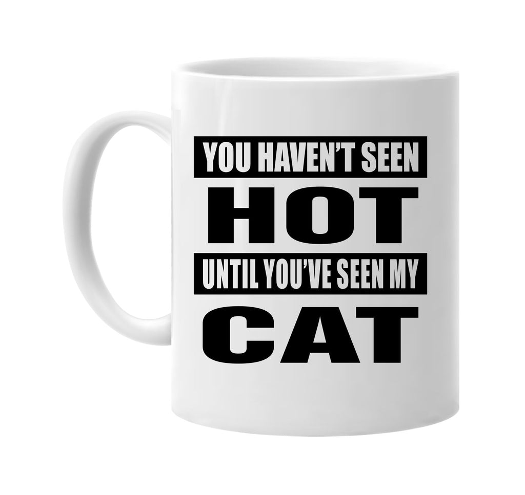 you havent seen hot seen my cat signature outlet novelty coffee cup mug graphic gift ideas gifts for the family mom dad