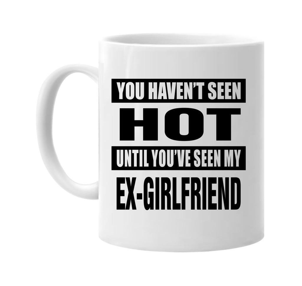 havent seen hot my ex-girlfriend signature outlet novelty coffee cup mug graphic gift ideas gifts for the family mom dad