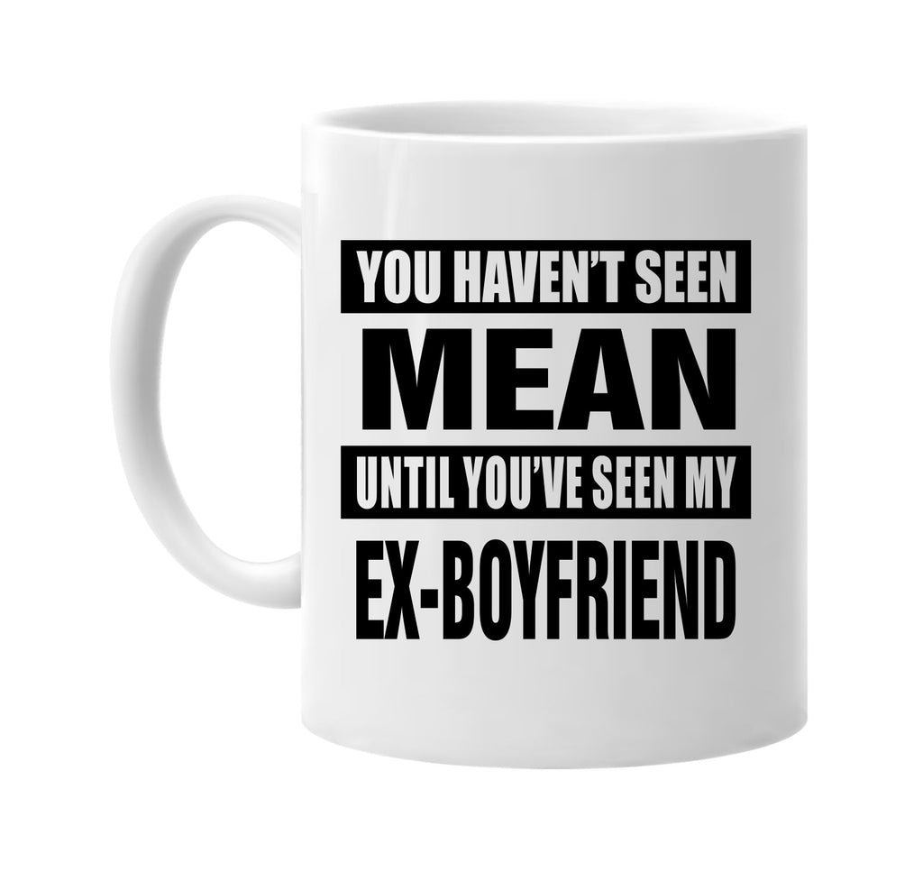 havent seen mean my ex-boyfriend signature outlet novelty coffee cup mug graphic gift ideas gifts for the family mom dad