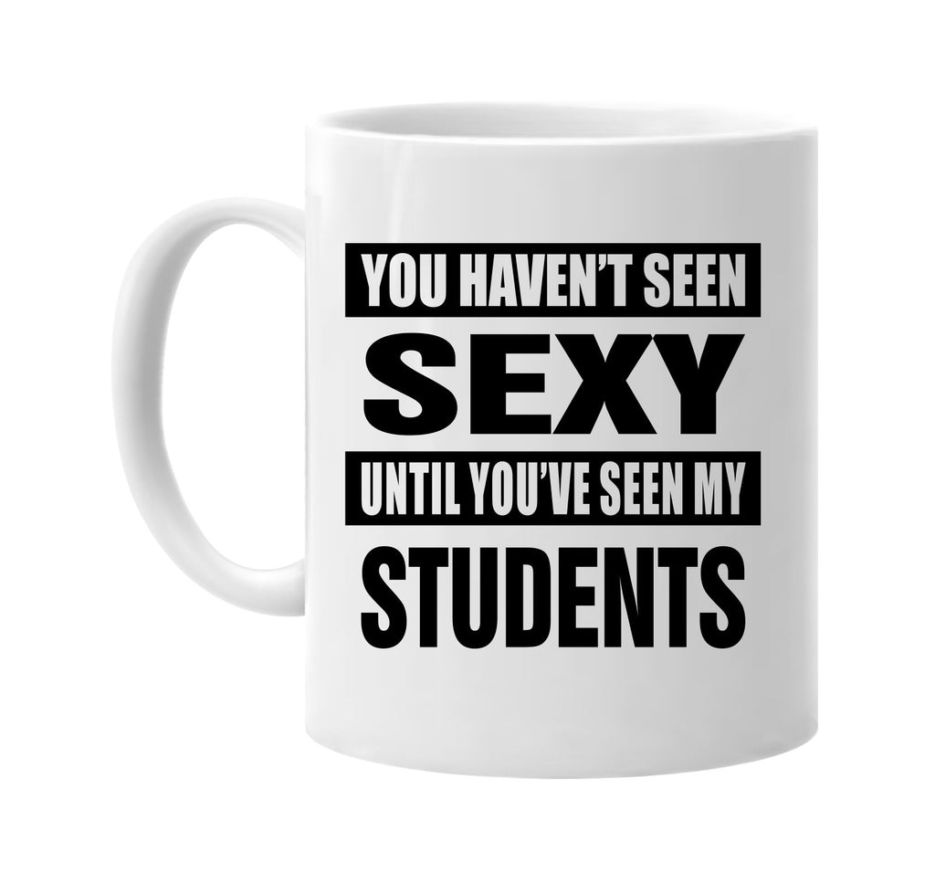 havent seen sexy seen my students signature outlet novelty coffee cup mug graphic gift ideas gifts for the family mom dad