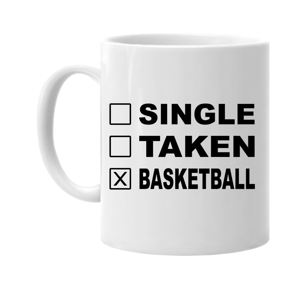 single taken basketball signature outlet novelty coffee cup mug graphic gift ideas gifts for the family mom dad