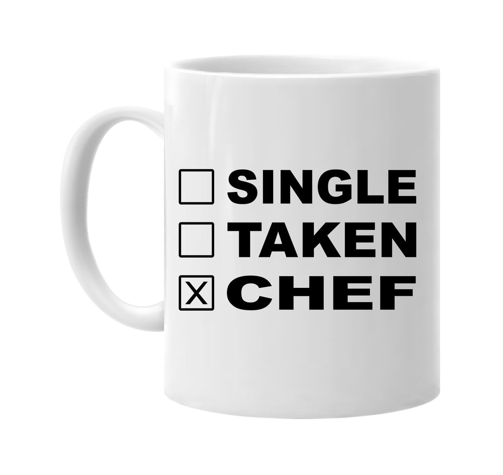 single taken chef signature outlet novelty coffee cup mug graphic gift ideas gifts for the family mom dad